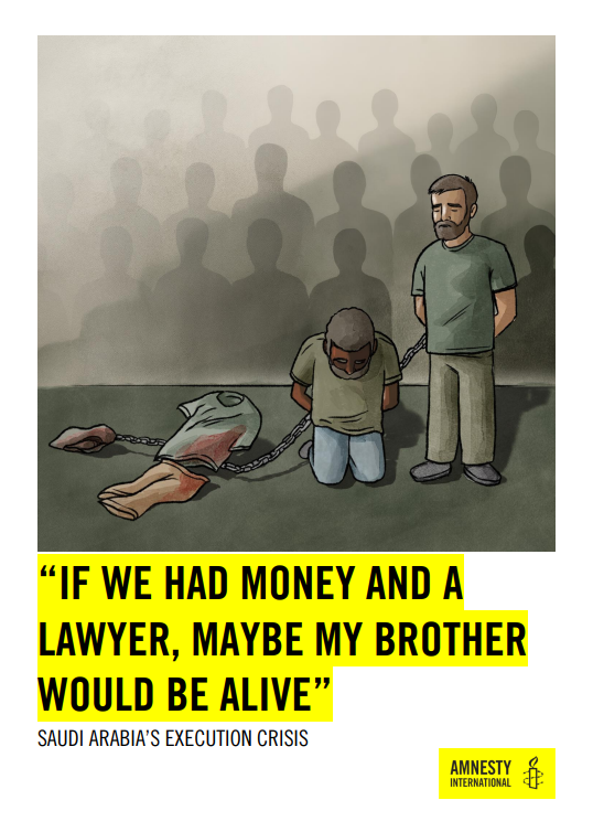 New report alert 📚🔔

A new report published by Amnesty International draws attention to a startling surge in executions in Saudi Arabia in recent years, particularly for drug-related offences, and highlights the significant impact of these on foreign nationals.

Between January