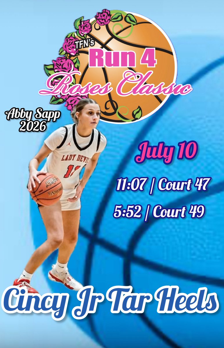 Abby Sapp (@abbysapp2026) on Twitter photo Heres my schedule for Run For Roses! <a href="/Cincyjrtarheels/">Jon Clayton Perry</a> <a href="/alyxwhite_/">Alyx White</a> <a href="/PGHKentucky/">Prep Girls Hoops Kentucky</a> <a href="/JrAllStarBB/">Jr. All-Star Girls Basketball</a> <a href="/riseupsports1/">Rise Up Sports Media</a> Heres my schedule for Run For Roses! <a href="/Cincyjrtarheels/">Jon Clayton Perry</a> <a href="/alyxwhite_/">Alyx White</a> <a href="/PGHKentucky/">Prep Girls Hoops Kentucky</a> <a href="/JrAllStarBB/">Jr. All-Star Girls Basketball</a> <a href="/riseupsports1/">Rise Up Sports Media</a>