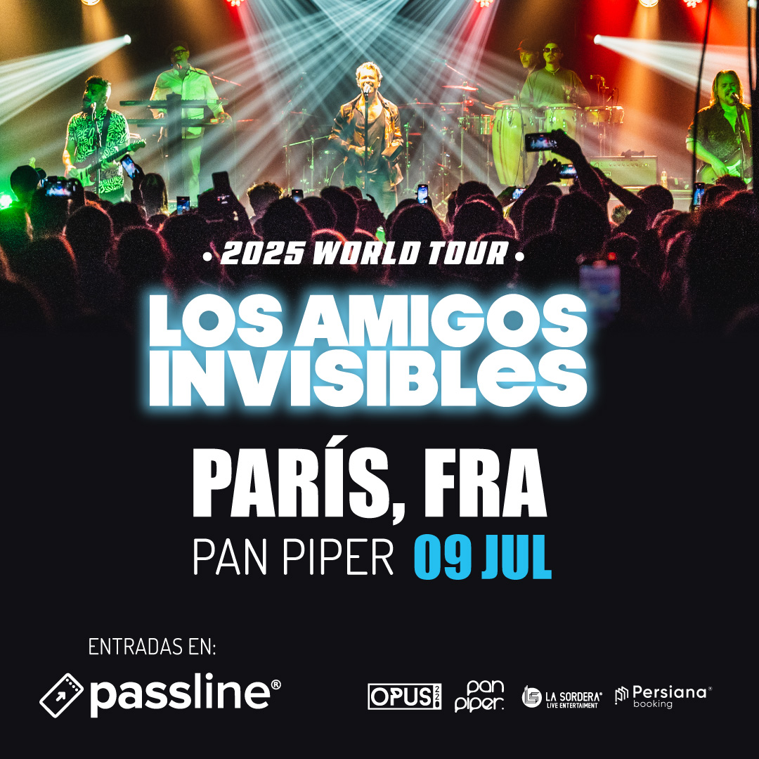 📷 Bonjour, París… ¿listos pa’ romper la pista? 📷
📷 HOY – 09 de julio
📷 Pan Piper Paris
📷 Últimos tickets en amigosinvisibles.com
#ParisWikiWiki #LosAmigosInvisibles #TourEuropa