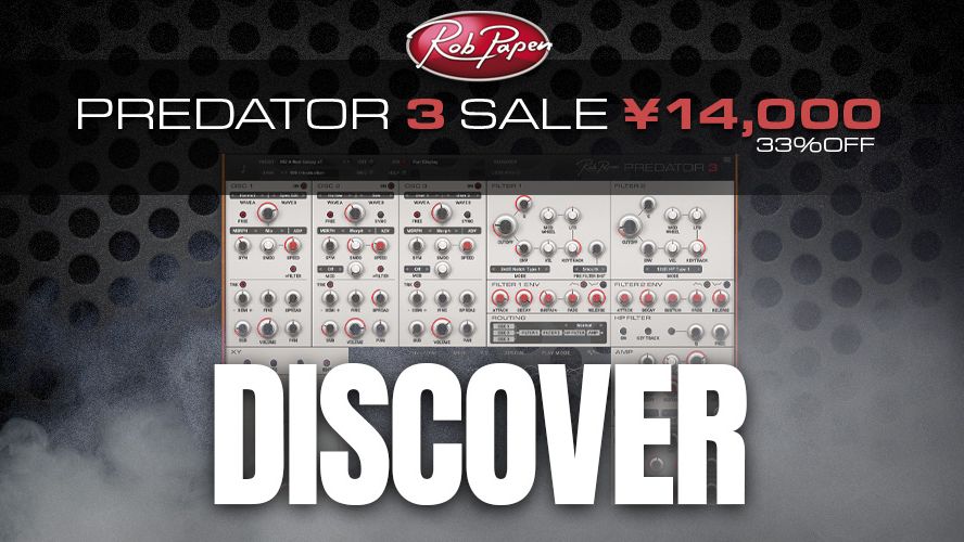 Hook Up, Inc. / beatcloud (@hookup_official) on Twitter photo 【beatcloudセール情報】Rob Papen : Predator 3が33% OFF
beatcloud.jp/bargains/1465
唯一無二のサウンドと操作性を創り出すRob Papen社の長年に渡って多くのアーティストや作曲家に影響を与え、数え切れないほどの音楽トラックに登場するシンセサイザー 【beatcloudセール情報】Rob Papen : Predator 3が33% OFF
beatcloud.jp/bargains/1465
唯一無二のサウンドと操作性を創り出すRob Papen社の長年に渡って多くのアーティストや作曲家に影響を与え、数え切れないほどの音楽トラックに登場するシンセサイザー