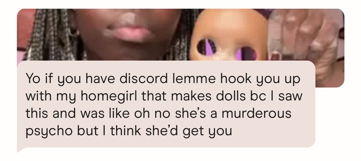 them politely telling me i’m scaring the hoes 😭