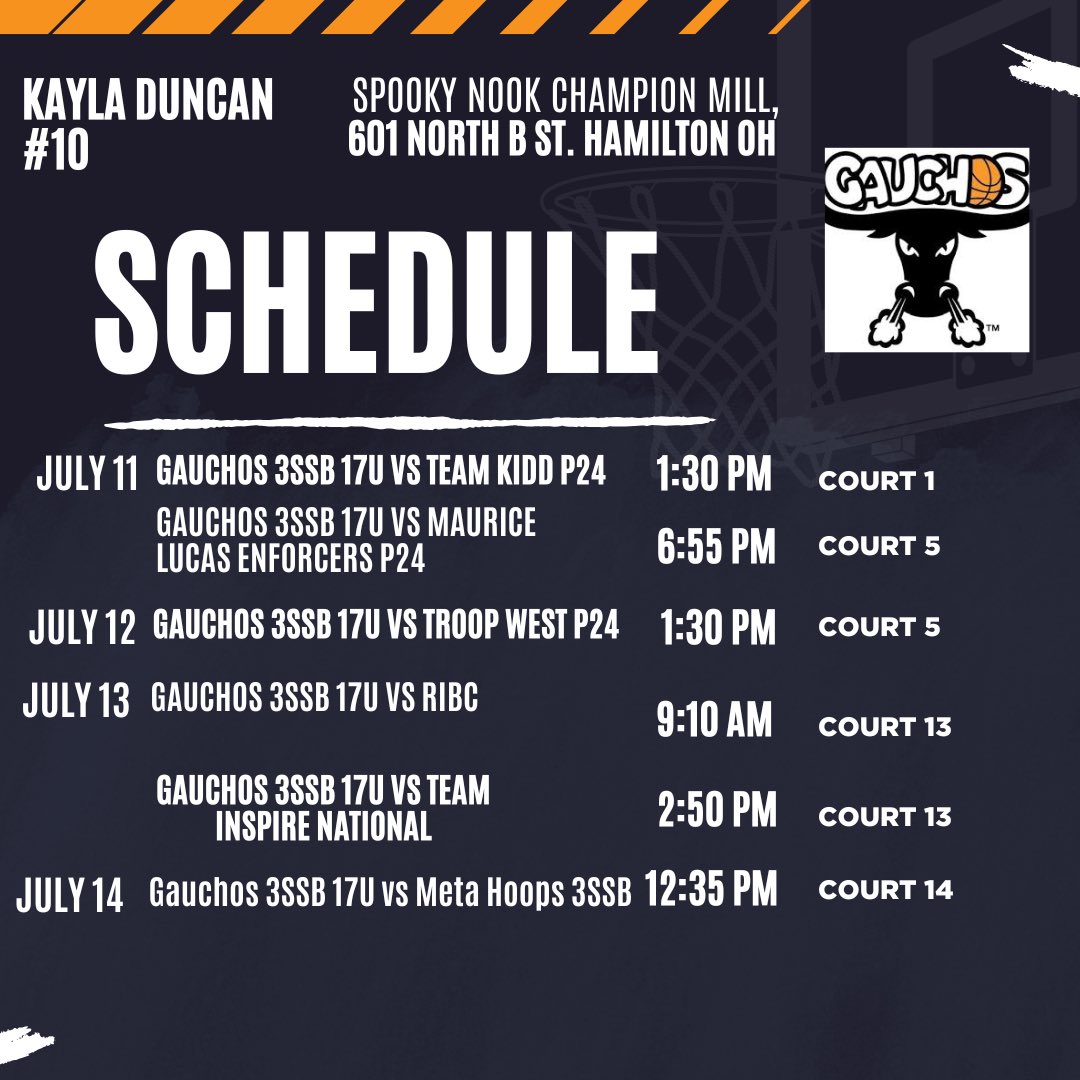 Kayla Duncan (@k_boogie_0) on Twitter photo Excited to play in Ohio this week. <a href="/LadyChozNYC/">Lady Choz</a> <a href="/3SSBGCircuit/">3Stripes Select Basketball Girls Circuit</a> <a href="/nygauchos/">New York Gauchos</a> <a href="/SelectEventsBB/">Select Events Basketball</a> <a href="/Will_Ramp/">William Rampersant</a> <a href="/NJLadiesHoops/">NJ Ladies Hoops</a> <a href="/Fhsladywarrior1/">Fhsladywarriors</a> <a href="/CoachJKreie/">Jimmy Kreie</a> <a href="/PGHNewJersey/">Prep Girls Hoops New Jersey</a> <a href="/DevaneyCoach/">Pat Devaney</a> <a href="/DanaWhite54/">Dana White</a> <a href="/KennyBritt_18/">Kenny Britt</a> <a href="/Aleah_li8/">Aleah Sunkins</a> <a href="/pgh_lisa/">PrepGirlsHoopsLisa</a> <a href="/HaganHoops/">Hagan Hoops ⚡️</a> <a href="/PSAGirlsHoops/">PSA Girls Hoops</a> Excited to play in Ohio this week. <a href="/LadyChozNYC/">Lady Choz</a> <a href="/3SSBGCircuit/">3Stripes Select Basketball Girls Circuit</a> <a href="/nygauchos/">New York Gauchos</a> <a href="/SelectEventsBB/">Select Events Basketball</a> <a href="/Will_Ramp/">William Rampersant</a> <a href="/NJLadiesHoops/">NJ Ladies Hoops</a> <a href="/Fhsladywarrior1/">Fhsladywarriors</a> <a href="/CoachJKreie/">Jimmy Kreie</a> <a href="/PGHNewJersey/">Prep Girls Hoops New Jersey</a> <a href="/DevaneyCoach/">Pat Devaney</a> <a href="/DanaWhite54/">Dana White</a> <a href="/KennyBritt_18/">Kenny Britt</a> <a href="/Aleah_li8/">Aleah Sunkins</a> <a href="/pgh_lisa/">PrepGirlsHoopsLisa</a> <a href="/HaganHoops/">Hagan Hoops ⚡️</a> <a href="/PSAGirlsHoops/">PSA Girls Hoops</a>