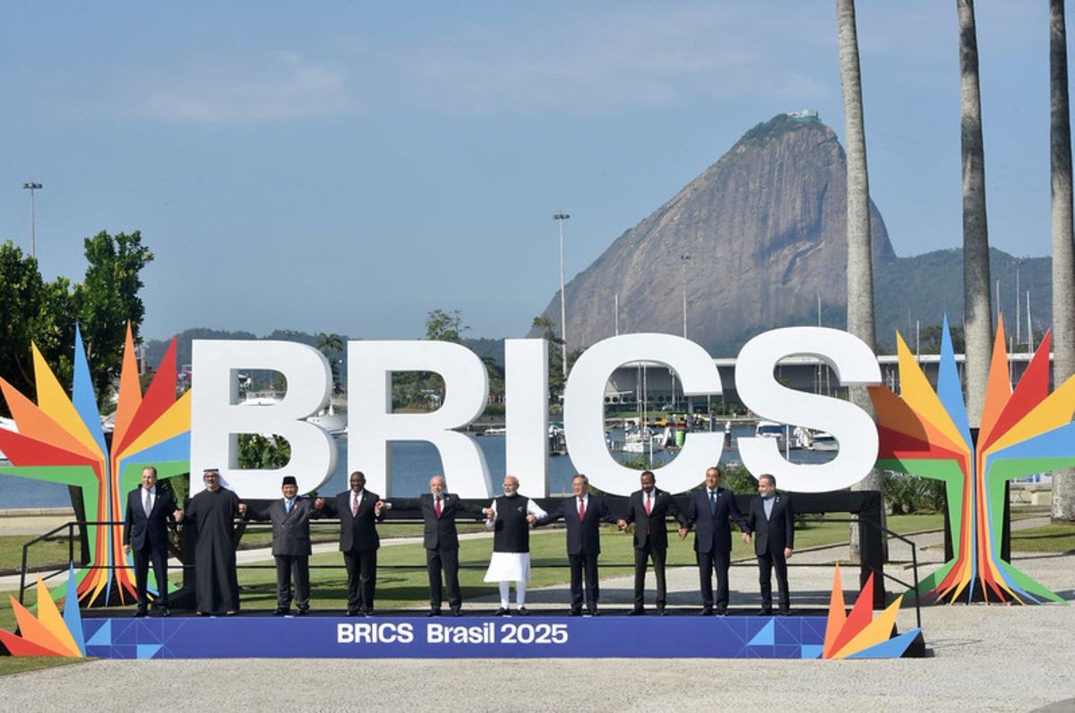 Abdirahman_Gaas's tweet image. BRICS Summit 2025 Marks a Major Turning Point in Global Power Dynamics
The 2025 #BRICS Summit concluded today in Rio de Janeiro, signaling a decisive shift in the global balance of power. Representing nearly half of the world's population and over 40% of global GDP, the 11 member…