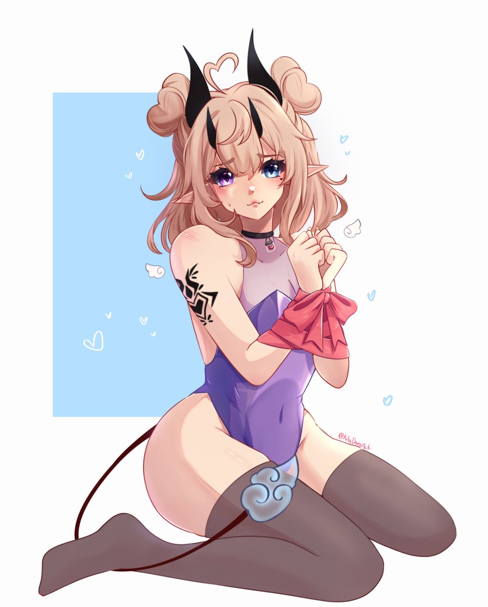 KitawasArt's tweet image. Untie me?
Please~
#vtuber #art #Commission #demon