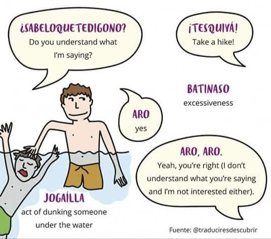 MichaelPoolSnc1's tweet photo. In Cádiz we don't speak Spanish, we are speaking "Gaditano", an Andalusian dialect. 
Learn Gaditano: https://t.co/rUl4Umpmnx