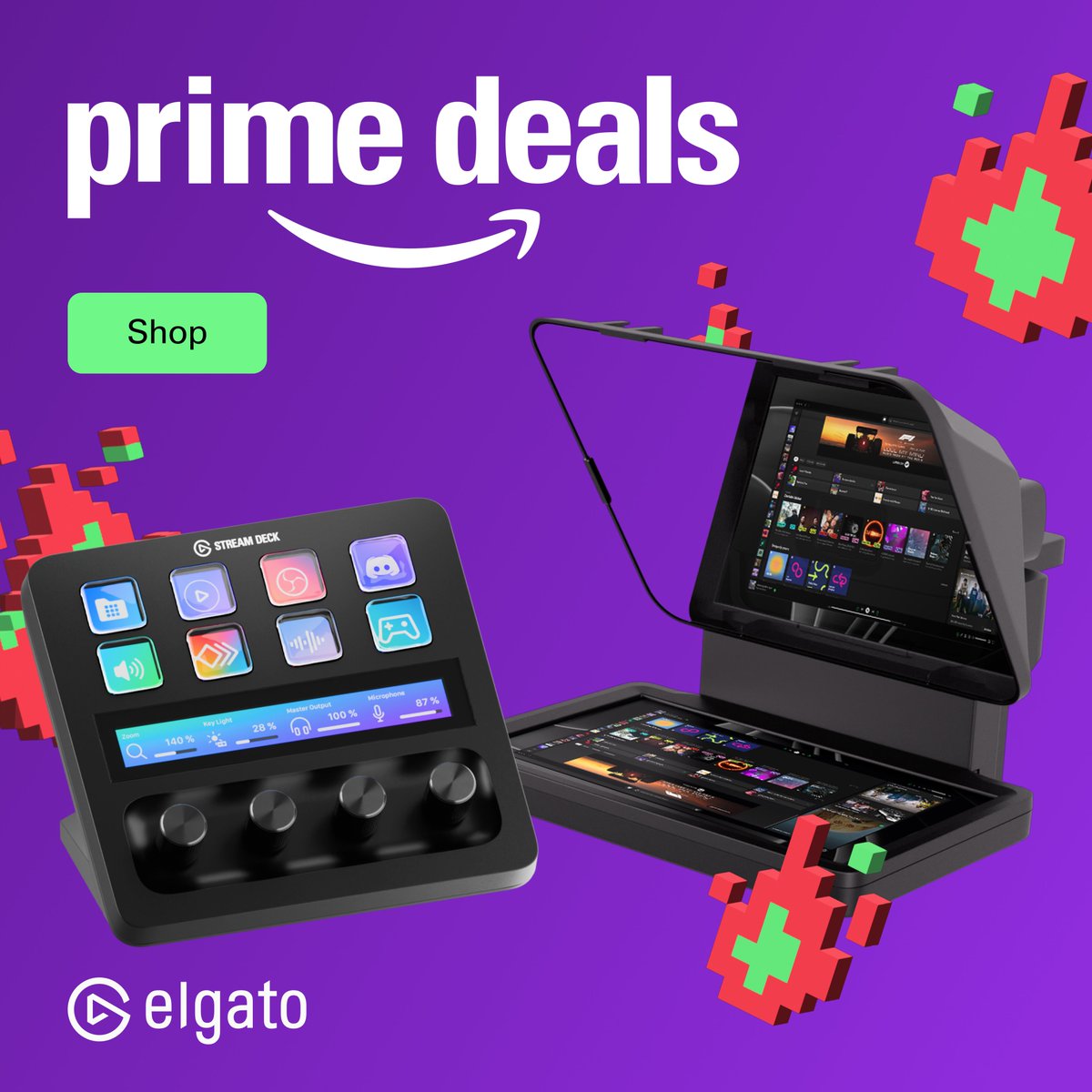 You should 'el-go' and see our Elgato Prime Day Deals! 👀

With prices like these, you'd be silly not shrink that Wishlist &amp; save BIG!💰

🛒e.lga.to/AMZ-Deals-AU
