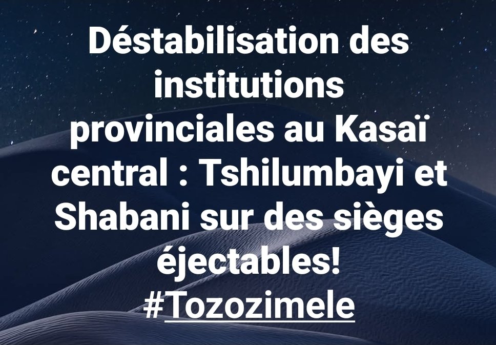 Ça tire à balles réelles chez UDPS ET MOSAÏQUES/ALLIÉS .