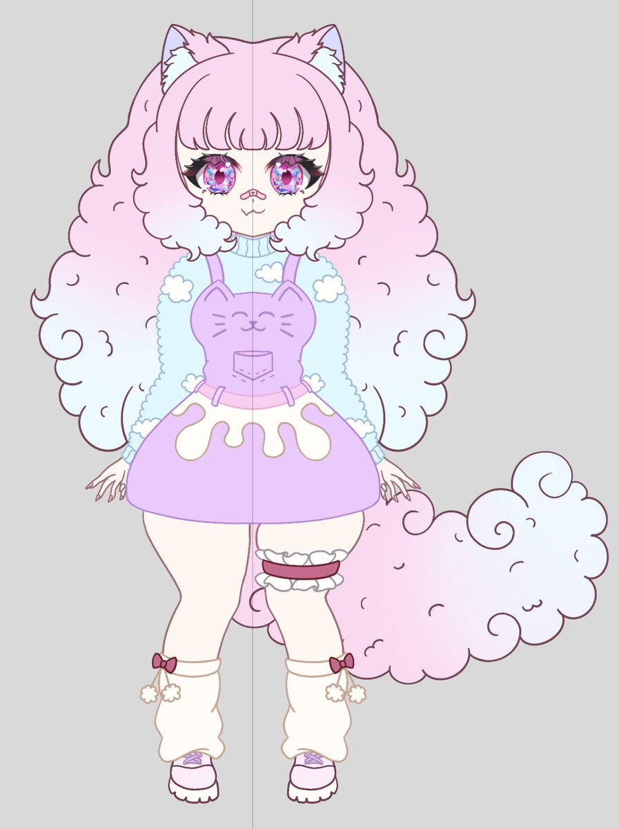 jiillyb3an's tweet image. Little WIP for the new Jilly!

#WIP #modelreference #referencesheet #art #jiillybeanart