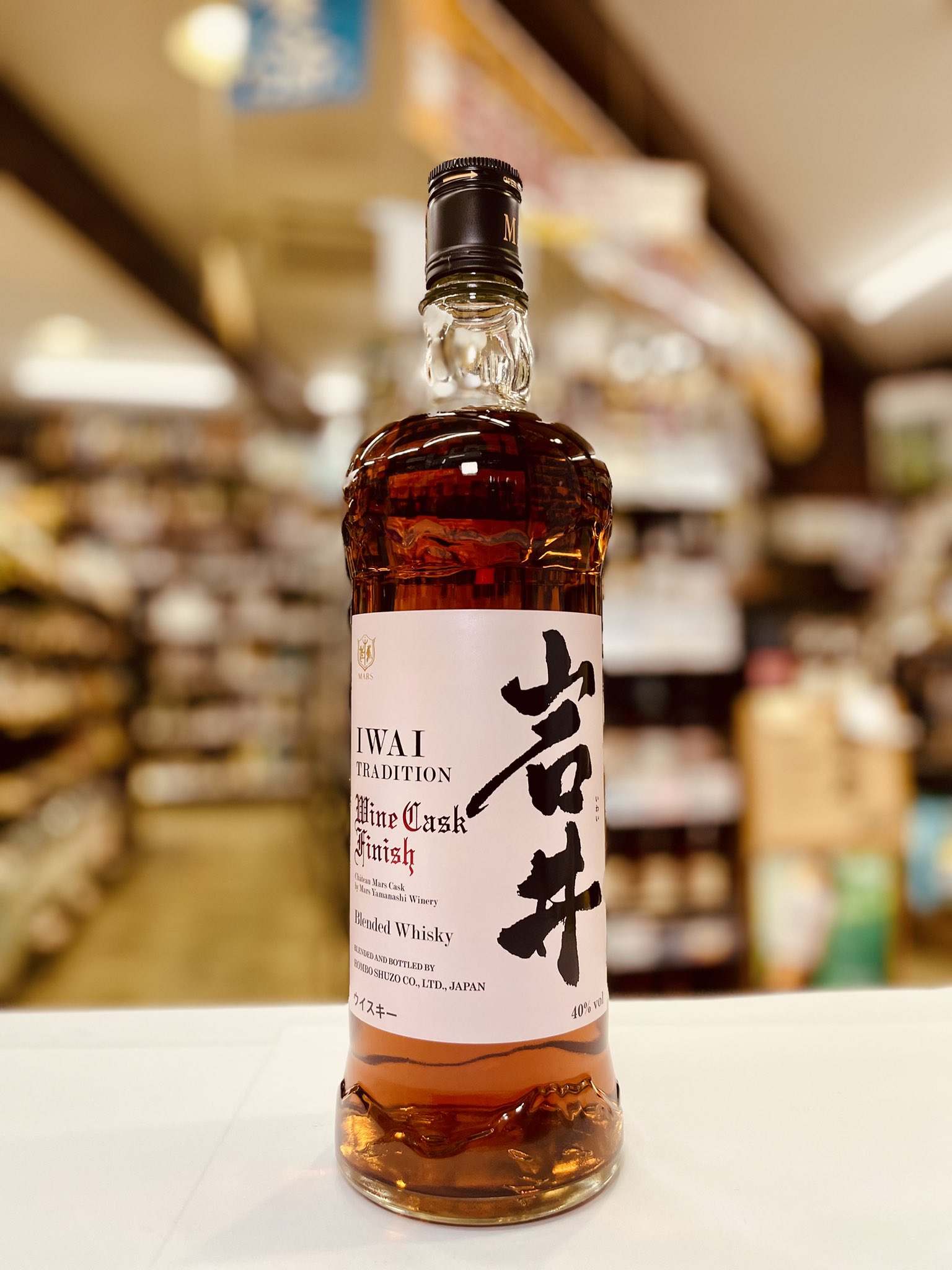 レア✨MARS 岩井ウイスキー ワインカスクフィニッシュ 40% 岩井トラディション ワインカスクフィニッシュ 40度 750ml