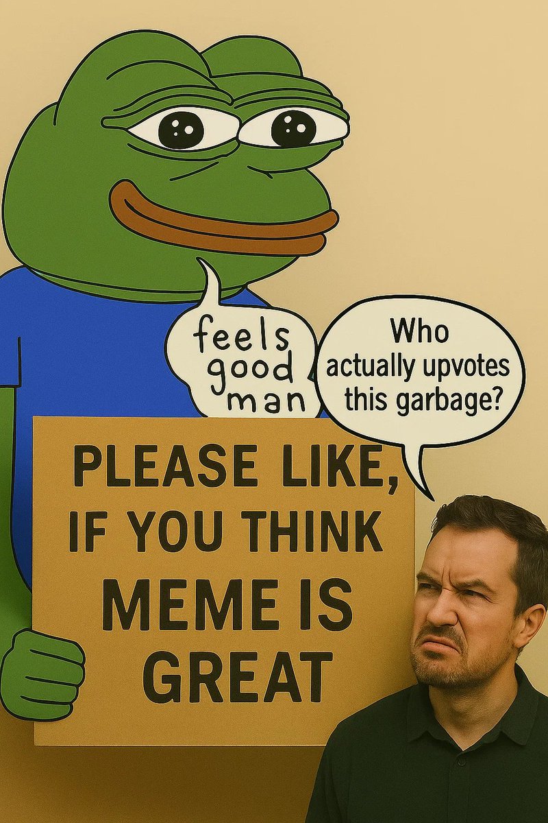 Let him know how many people would upvote this. 
#FeelsGoodMan