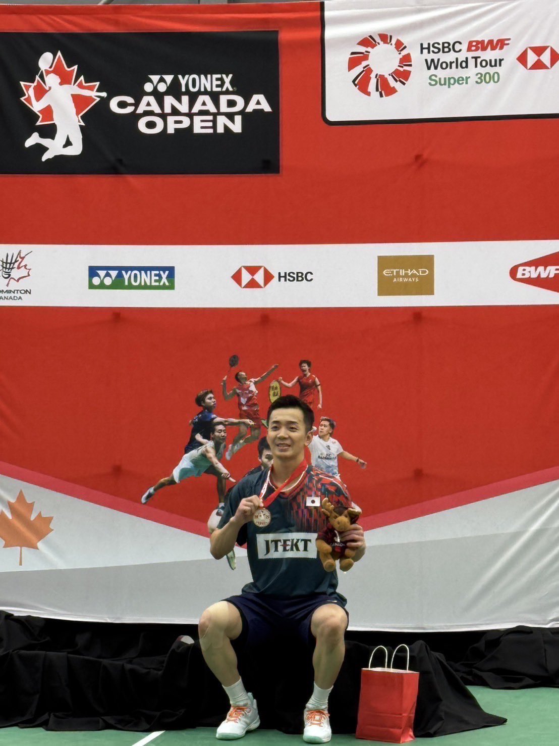 バドミントンユニフォーム埼玉栄 西本拳太着用 XL バドミントンユニフォーム埼玉栄 西本拳太着用 XL バドミントン