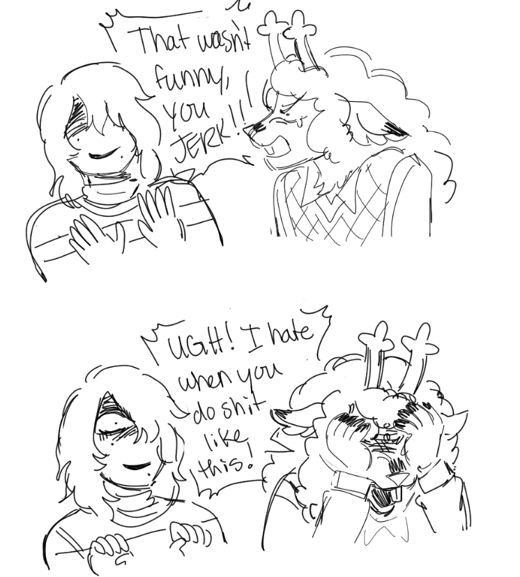 you laugh you go to hell #deltarune 