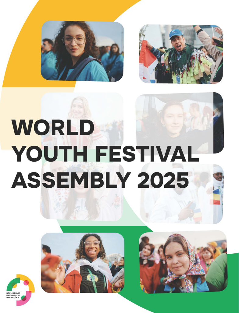 🇷🇺 World Youth Festival Assembly 2025 akan diselenggarakan pada tanggal 17-21 September 2025 di Nizhny Novgorod, Rusia. Lebih dari 2.000 peserta muda dari lebih 120 negara akan berkumpul untuk menjalin koneksi baru, bertukar pengalaman, dan menyentuh masa depan bersama.

Program