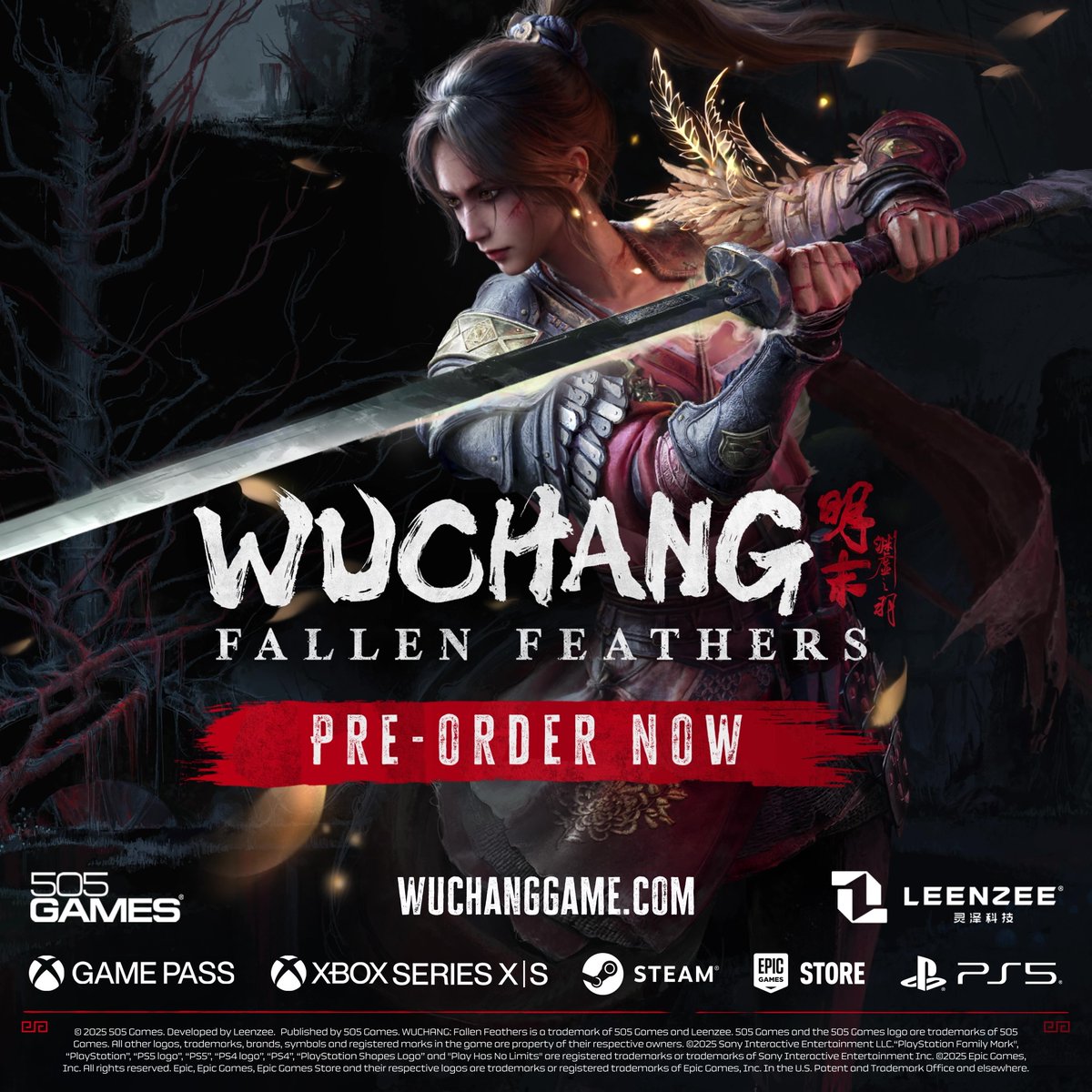 Tell us your preferred gaming platform and you could win a copy of WUCHANG: Fallen Feathers at launch!

To enter:
✅ Follow our account
✅ Like &amp; share this post
✅ Comment your preferred platform to play WUCHANG

Winner will be announced July 14!
