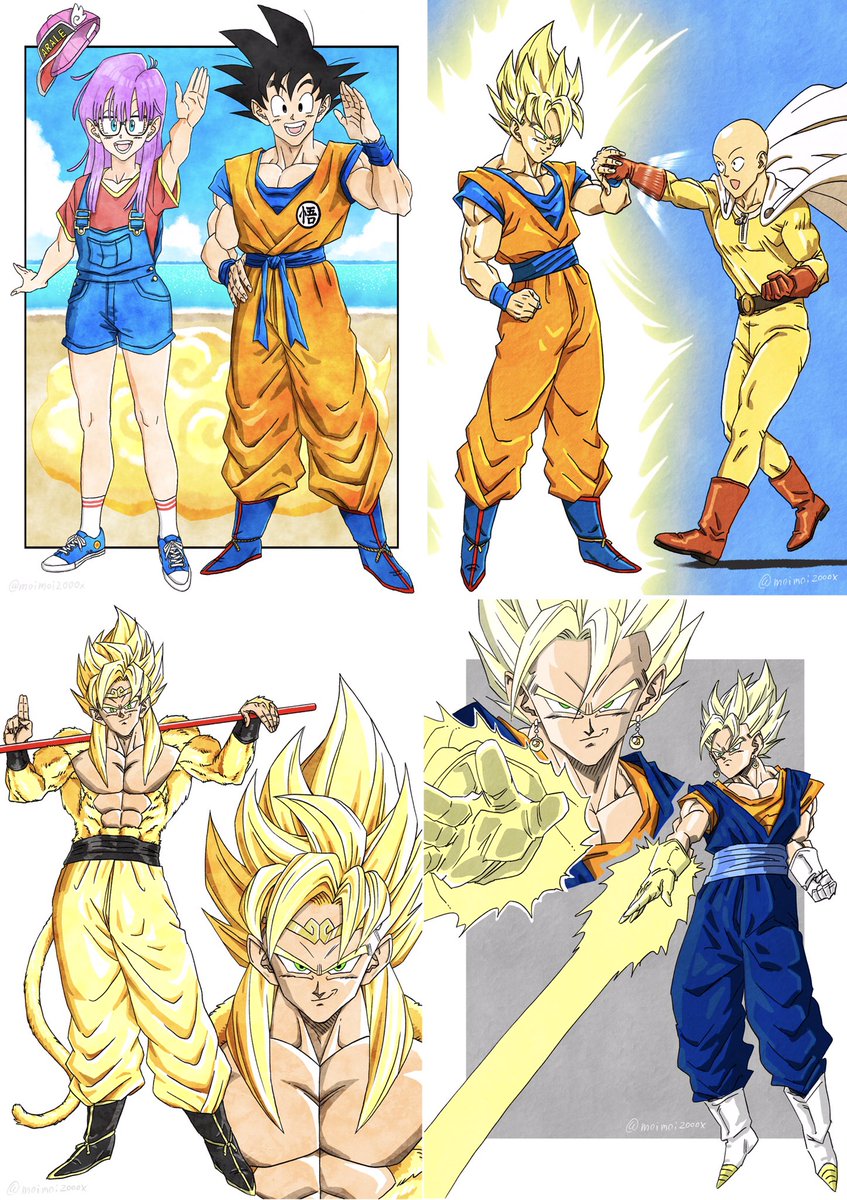 moimoi2000x's tweet image. ドラゴンボールイラストまとめ！！