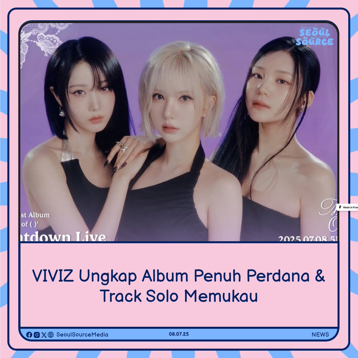 kpopdankdramaid's tweet photo. #VIVIZ Rilis #AlbumPerdana 'A Montage of ( )' dengan #SoloTrack
Read More: null
-KGaeul https://t.co/MBjesPS9FZ