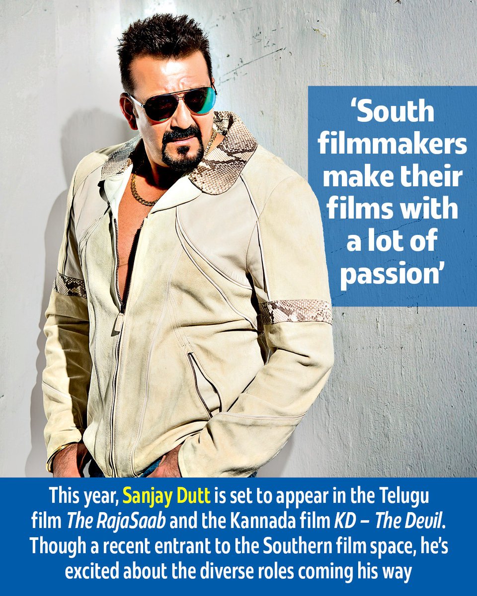 Goa Times (@goatimestoi) on Twitter photo After four decades in the industry, #SanjayDutt is venturing into South cinema, the actor is excited about the fresh, diverse roles coming his way
Read: shorturl.at/HwLhD
<a href="/duttsanjay/">Sanjay Dutt</a> #TheRajaSaab #KDTheDevil #Dhurandhar #Bollywood #Tollywood After four decades in the industry, #SanjayDutt is venturing into South cinema, the actor is excited about the fresh, diverse roles coming his way
Read: shorturl.at/HwLhD
<a href="/duttsanjay/">Sanjay Dutt</a> #TheRajaSaab #KDTheDevil #Dhurandhar #Bollywood #Tollywood