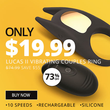 💥 NEW 🔥 Turn up the heat with the Lucas II Vibrating Couples Ring—now  just $19.99! 💫 10 speeds 🔋 Rechargeable ✨ Body-safe silicone Max pleasure  for both of you—at 73% off