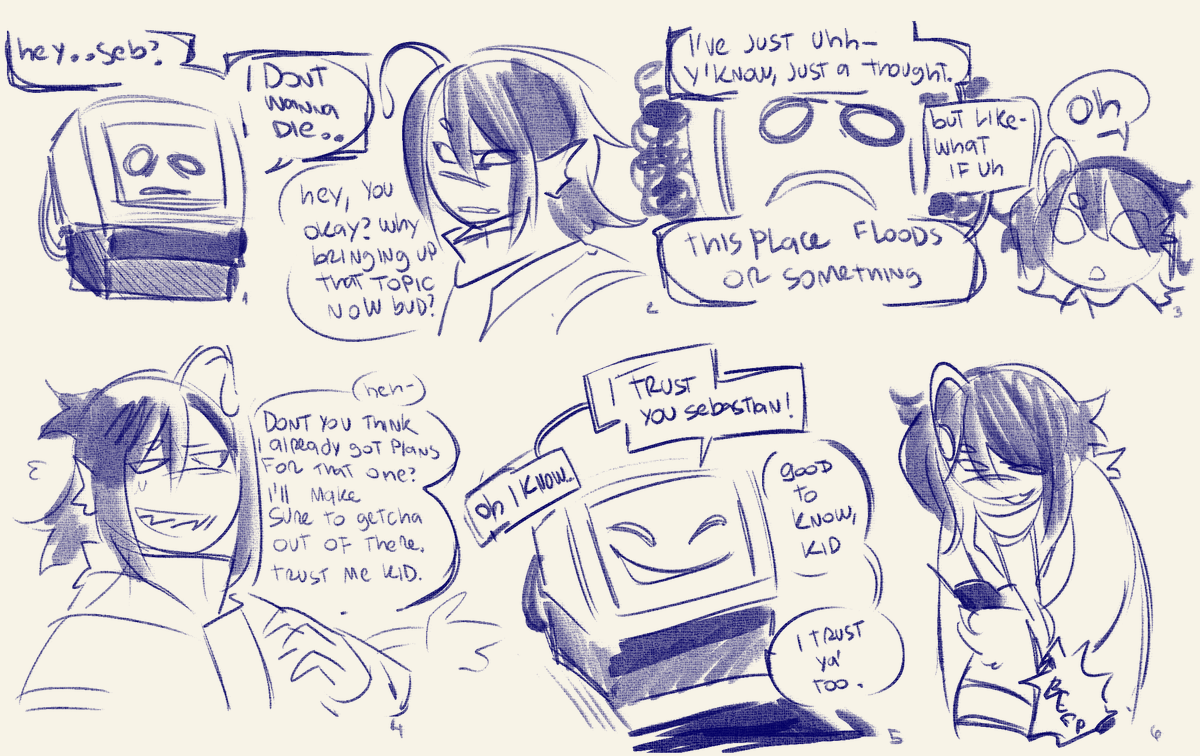 shiny_opal's tweet image. small doodle comic just to like
idk figure out how they interact w eachoter based on the canon content