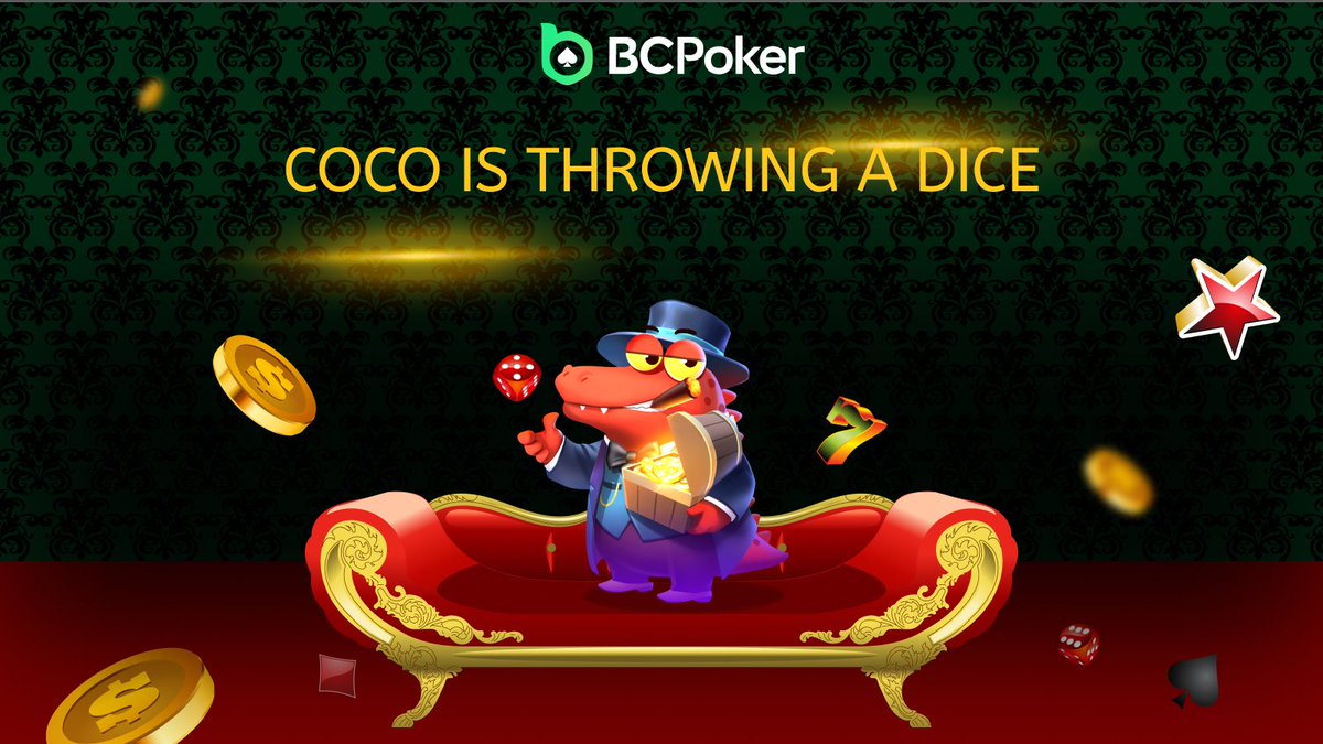 🎲 Coco Is Throwing a DICE! ! !
Which point he will get?

💗 Like, Repost, Following <a href="/bcpokerofficial/">BCPOKER</a> and <a href="/bcgame/">BC.GAME</a> , <a href="/3/">Blair</a> of your friend!

💬 Then leave your  BCPoker uid and answer in the comment place!

💰 We will drop $10 to 3 lucky users!

#giveaway #airdrop #poker #BTC