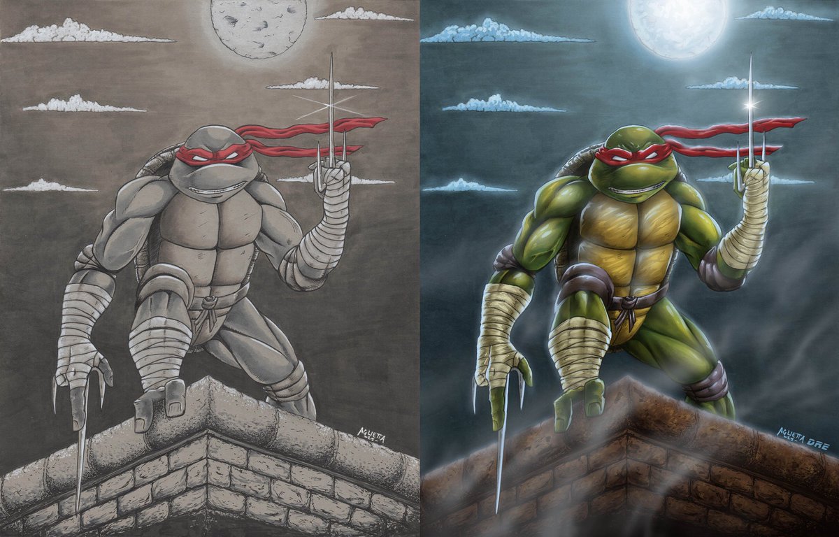 Had a blast coloring <a href="/DeathMetalHero/">Luke Aglietta</a> ’s TMNT.