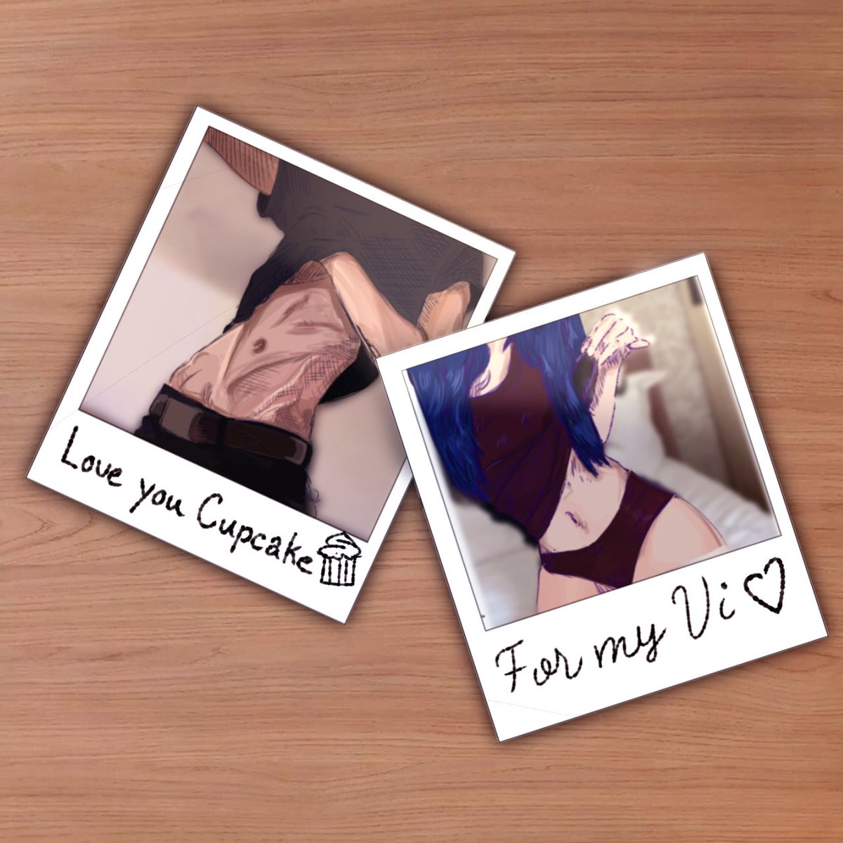 polaroids left for eachother :)
#caitvi