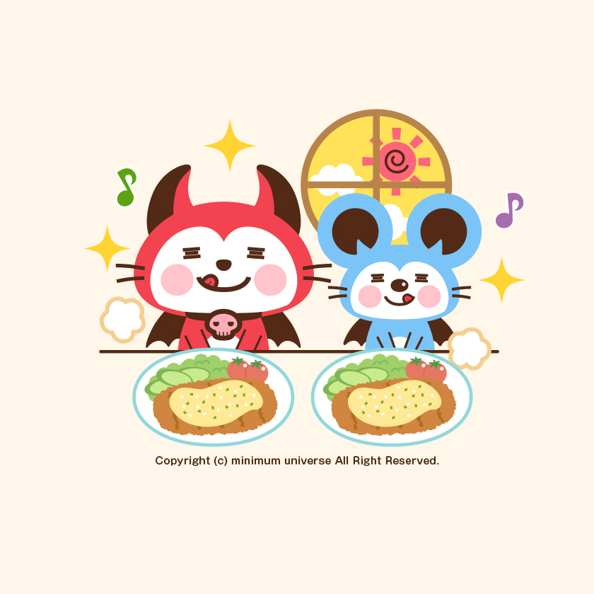devinekokun's tweet image. 今日は「#チキン南蛮の日」に便乗するデビ🍖
この料理にタルタルソースをかけることを考えた方は天才デビ(っ🥢･ω･´)っ✨
そして午後もとっても暑いので こまめに水分補給をするデビ！🥤

#今日は何の日 #7月8日 #チキン南蛮 #動物 #悪魔 #イラスト #キャラクター #絵描きさんと繋がりたい
