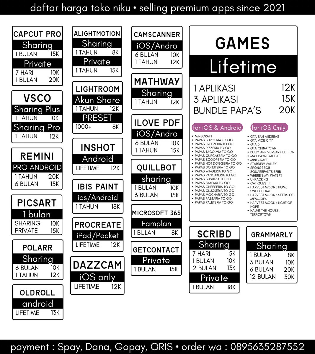 streamying's tweet image. mau mutualan !!!
btw aku yapping sambil jualan ya hehe

🎧
— netflix canva capcut pro viu iqiyi bstation dramabox reelshort youtube prem dazzcam oldroll remini zoom pro getcontact, dll.