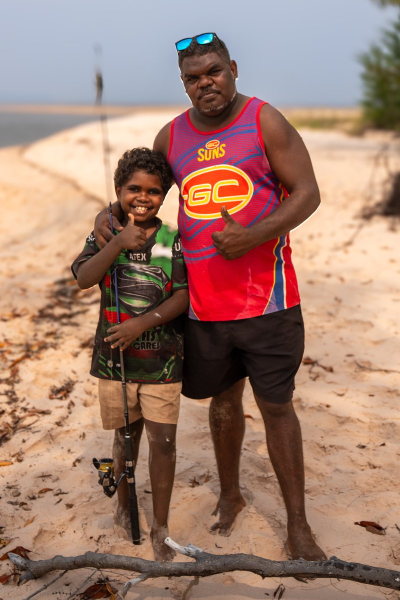 ❤️🖤💛Happy NAIDOC week!  Celebrating The Next Generation: Strength, vision &amp; legacy. Meet O'Shea Johnson, one of the young fullas who travelled all the way from Daly River to join our recent Strong Young Men and Boys Program. 
#NAIDOC #NAIDOCWeek2025 #CultureIsLife
