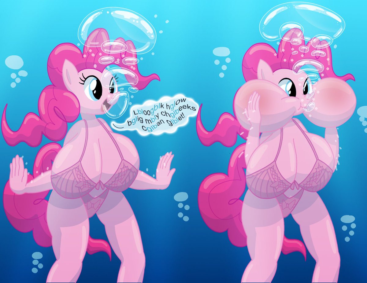 BladeDragoon_AD's tweet photo. Here's a picture for Gabi17 (Furaffinity), asking for Pinkie being Pinkie underwater.

Her bubbles are coming out just as big as her cheeks! One has to wonder how much air she can hold in... https://t.co/0HCiztIzX7