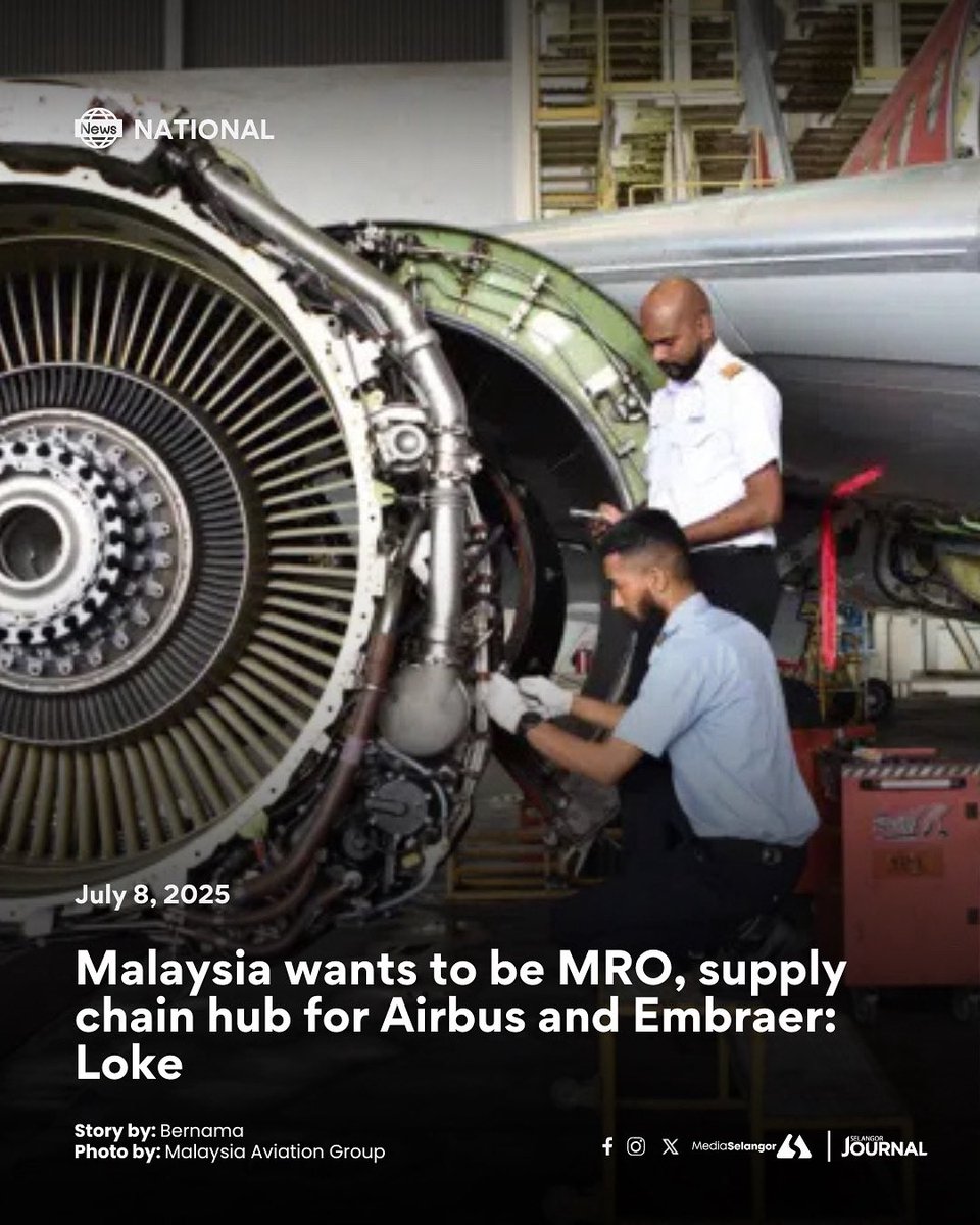 Malaysia wants aircraft supplier companies such as Airbus and Embraer to make the country a hub for maintenance, repair and overhaul (MRO), training and supply chain activities, if the agreements to purchase dozens of aircraft by AirAsia and Malaysia Airlines are realised.