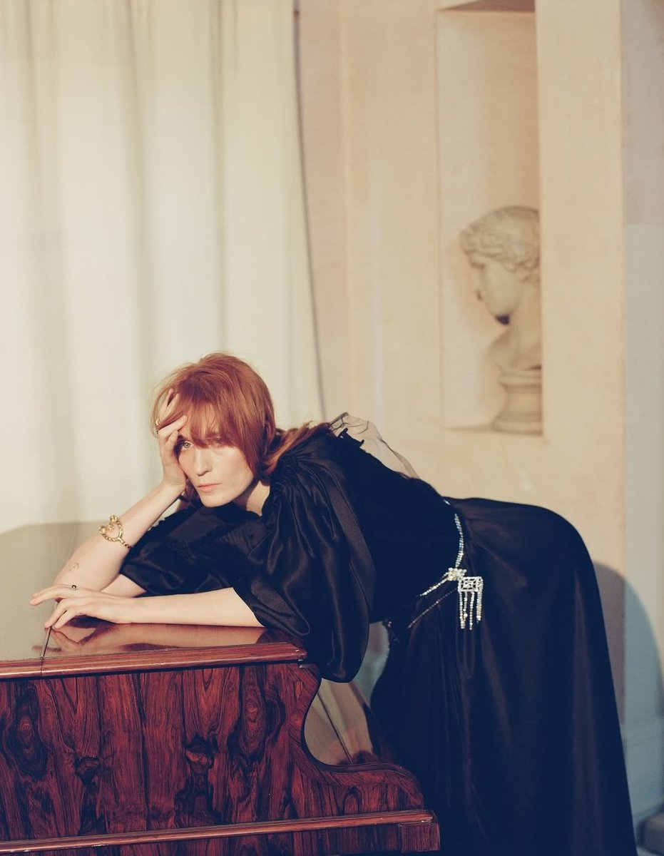 welcharchive's tweet image. florence welch photographed by nick hudson, 2019.