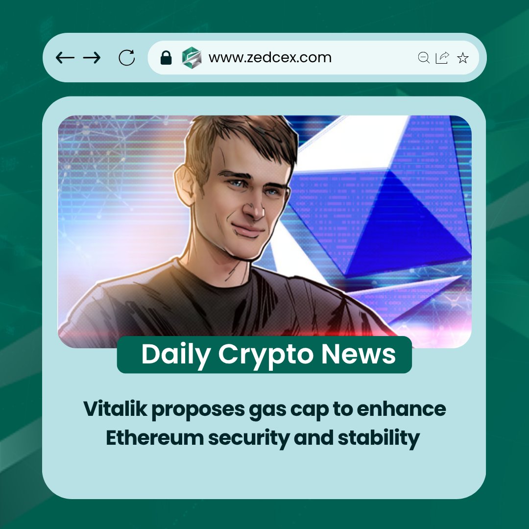 ZedcexE's tweet photo. Vitalik proposes gas cap to enhance Ethereum security and stability .

#Zedcex #Vitalik #Gascap #ETH https://t.co/8sD1iFrdnD