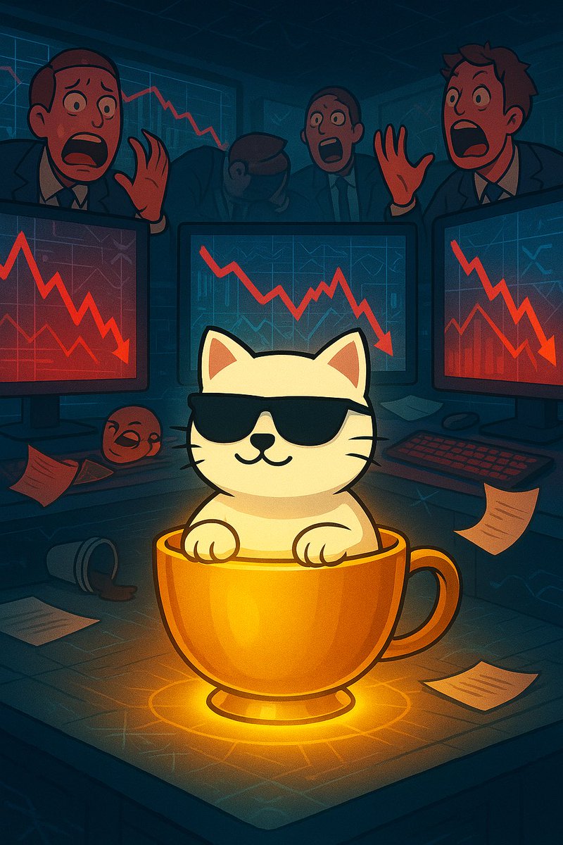Markets bleed.
The kitty sips.
OG is back.

firstledger.net/token/r4HP7fQs…