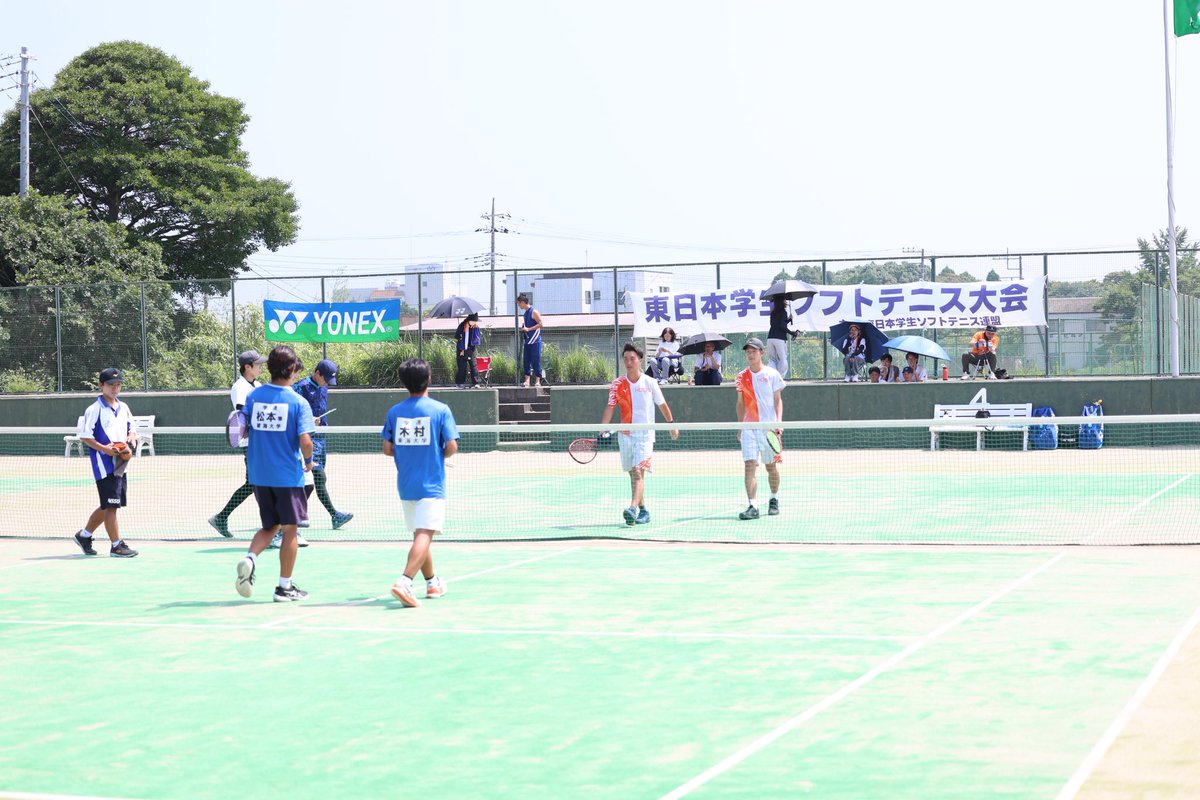 🏆東日本インカレ🏆
《男子決勝》
木村・松本（東海大学）vs橋場・菊山（法政大学）

はじまりました！