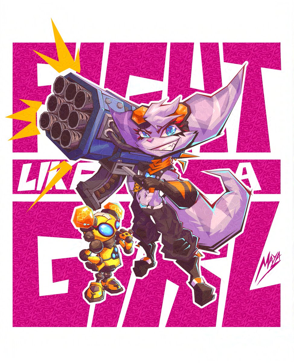 "Fight like a girl" Variant 

#Ratchet #ratchetanclank #InsomGamesCommunity #InsomGamesSpotlight