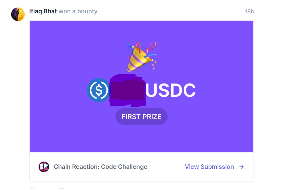 Wrote some code. 
Won again. 
IDE crashed twice — I didn’t. 
#Superteam #ThirdDub #CodeWithoutMercy #ReactOnRageMode