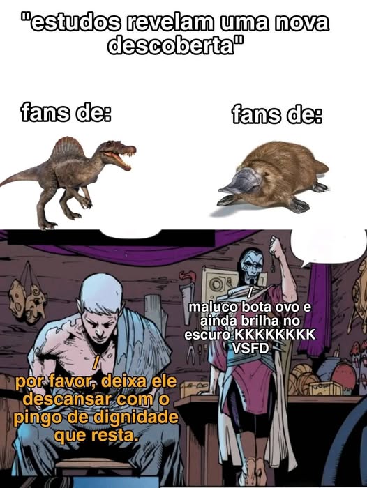 Spinossauro tomando seu decimo segundo nerf kkkkk