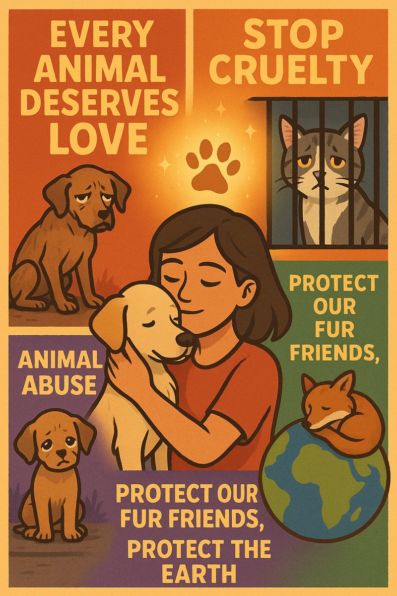 Enakshi (@kohlienakshi1) on Twitter photo Every life matters wild or stray🐾
Let’s raise our voice against animal abuse & cruelty! Protect their rights. Give them love,not pain. Together, we can make a kinder world🌏💛#AnimalRights
<a href="/WorldAnimalNews/">World Animal News</a> <a href="/AnimalDefenders/">ADI</a> <a href="/peta/">PETA</a> <a href="/HSIGlobal/">超级Z.Y.N 发明家 V2</a> <a href="/ASPCA/">ASPCA</a> @FourPawsInt <a href="/AnimalsAsia/">Animals Asia</a> <a href="/WWF/">WWF</a> Every life matters wild or stray🐾
Let’s raise our voice against animal abuse & cruelty! Protect their rights. Give them love,not pain. Together, we can make a kinder world🌏💛#AnimalRights
<a href="/WorldAnimalNews/">World Animal News</a> <a href="/AnimalDefenders/">ADI</a> <a href="/peta/">PETA</a> <a href="/HSIGlobal/">超级Z.Y.N 发明家 V2</a> <a href="/ASPCA/">ASPCA</a> @FourPawsInt <a href="/AnimalsAsia/">Animals Asia</a> <a href="/WWF/">WWF</a>