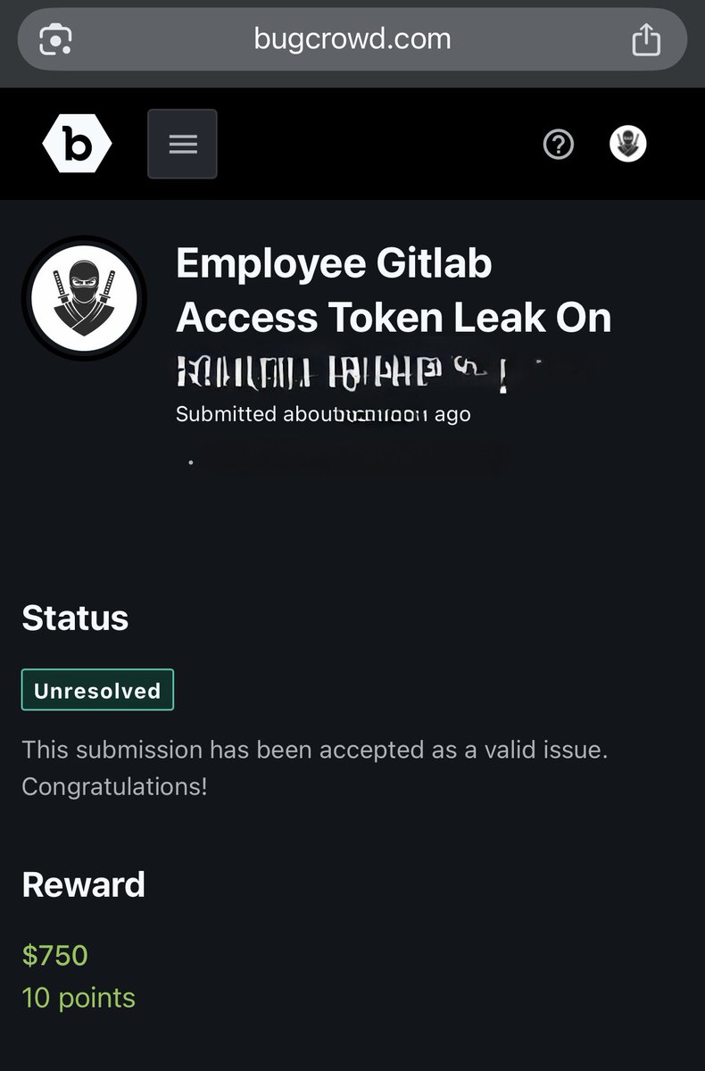 root_mohit30 (@hmohit07) on Twitter photo I earned $$$ for my submission on @bugcrowd bugcrowd.com/mohit_negi #ItTakesACrowd I earned $$$ for my submission on @bugcrowd bugcrowd.com/mohit_negi #ItTakesACrowd