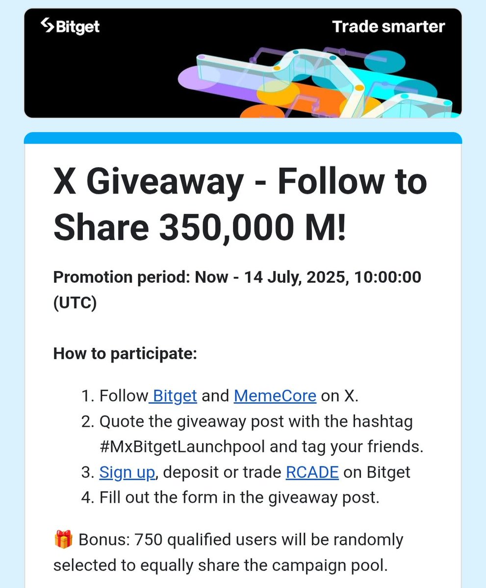 Cryptonano (@ctonano) on Twitter photo "Don't miss out on participating in the giveaway from"
<a href="/bitgetglobal/">Bitget</a>
<a href="/MemeCore_ORG/">MemeCore</a>
<a href="/kipaswell/">koizorayab</a>
<a href="/adityaperm63882/">aditya permanaa</a>
UID : 1618880429
#MxBitgetLaunchpool "Don't miss out on participating in the giveaway from"
<a href="/bitgetglobal/">Bitget</a>
<a href="/MemeCore_ORG/">MemeCore</a>
<a href="/kipaswell/">koizorayab</a>
<a href="/adityaperm63882/">aditya permanaa</a>
UID : 1618880429
#MxBitgetLaunchpool
