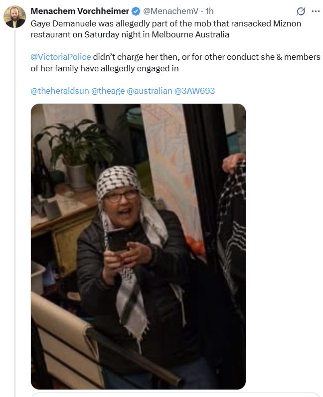 So, <a href="/Tony_Burke/">Tony Burke</a> are those new doxxing laws Zionists insisted on gonna get a run or they only to be used for the protection of Zionists?
#auspol #springst