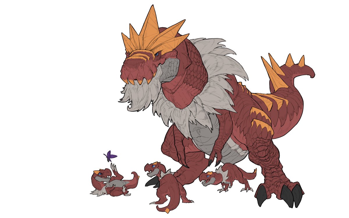 setting up the colors for the little family