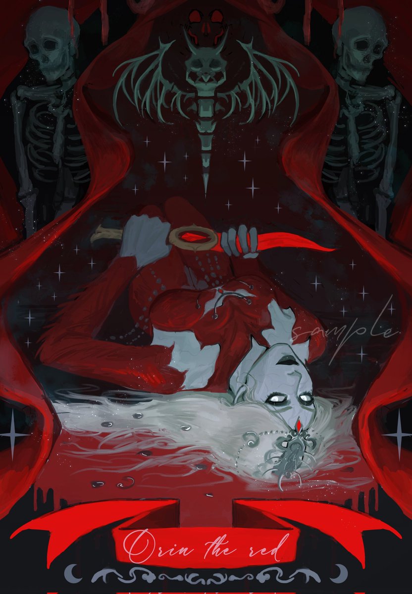 mmcszhc's tweet image. 🩸
#BaldursGate3 #BG3 #Orin #OrintheRed