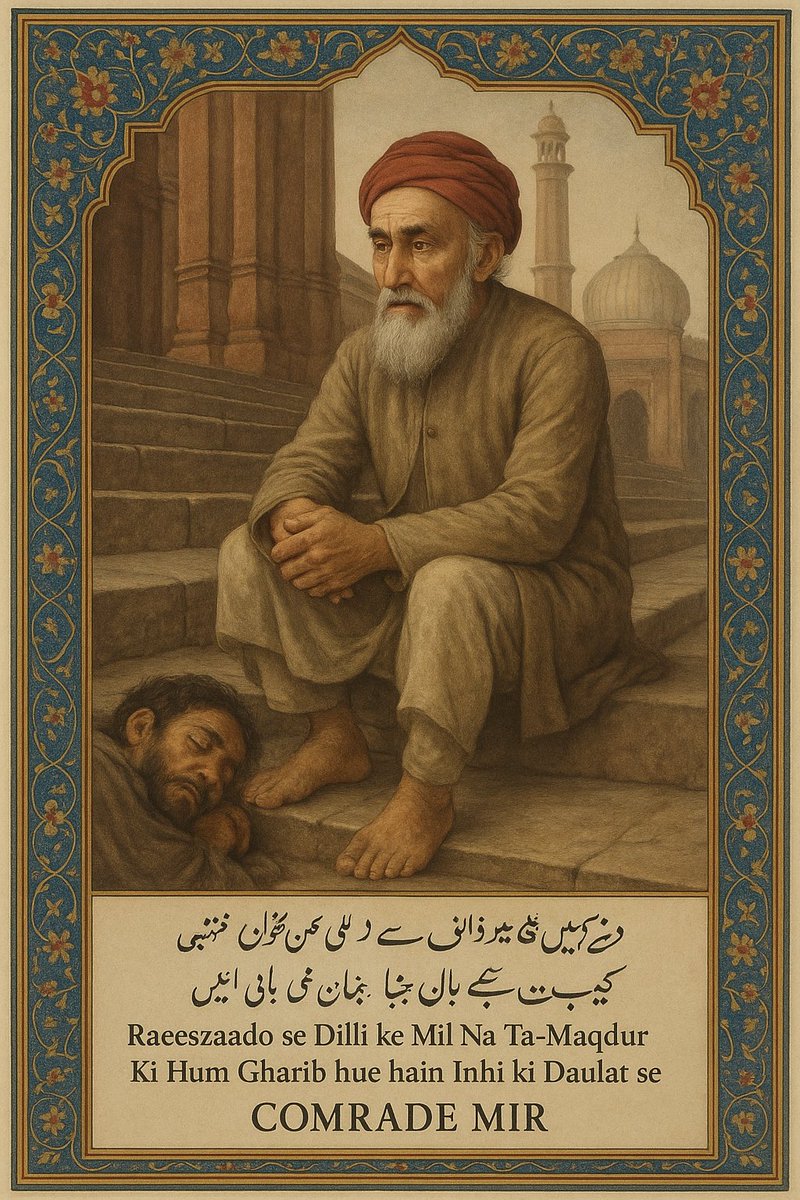 What took Karl Marx to write 3 Volumes of Das Kapital, Mir said it in a single couplet 50 years in advance.