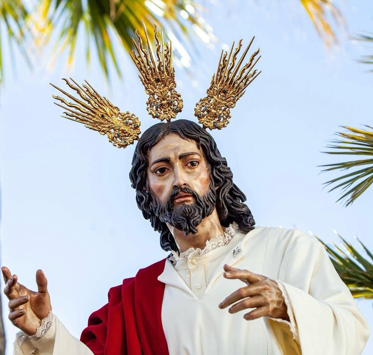 🟢 𝘾𝙊𝙈𝙐𝙉𝙄𝘾𝘼𝘿𝙊 𝙊𝙁𝙄𝘾𝙄𝘼𝙇🟢

𝑫𝒐𝒎𝒊𝒏𝒈𝒐 𝒅𝒆 𝑹𝒂𝒎𝒐𝒔 ||

Nuestro Padre Jesús en su Entrada Triunfal en Jerusalén

📍Lebrija (Sevilla) 

#suenasanelias 
#DomingoDeRamos