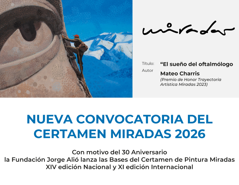 👁️🎨La <a href="/fundacionalio/">Fundación Jorge Alió</a> lanza una nueva convocatoria del ‘Certamen de Pintura Miradas’. Las obras pueden presentarse del 1 al 14 de septiembre alicantemag.com/arte/la-fundac…