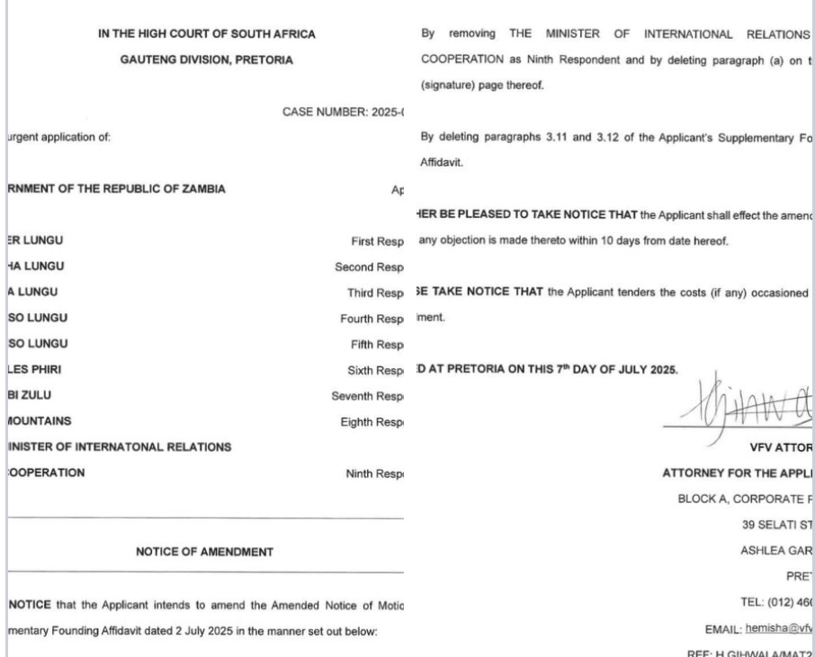Now Attorney General wants to remove SA minister from ECL burial case. - mwebantu.com/?p=60618