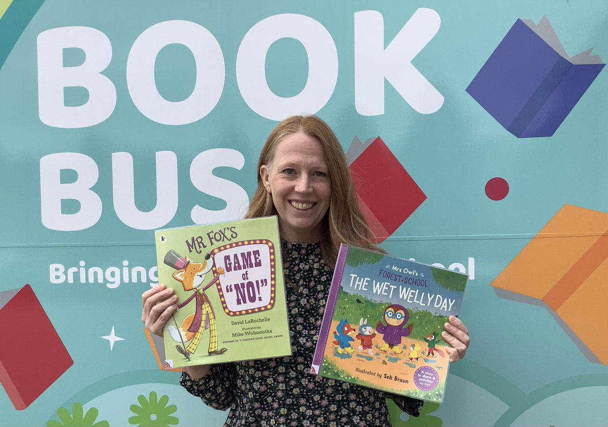 LancashireSLS's tweet image. ❤️Friday Reads. This Week Ange has chosen 'The Wet Welly Day' a wholesome outdoor adventure written by @ruthsymons, illus. by Seb Braun @templarbooks and the hilarious 'Mr Fox's GAME of NO!' by David LaRochelle, illus. by Mike Wohnoutka @WalkerBooksUK🦉🌲🦊