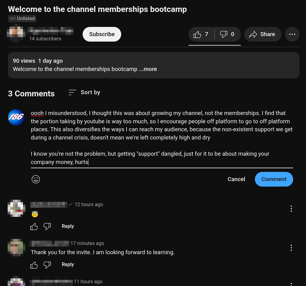 fillman86's tweet image. hey @YouTubeCreators how long do you think this message will stay up on this video?